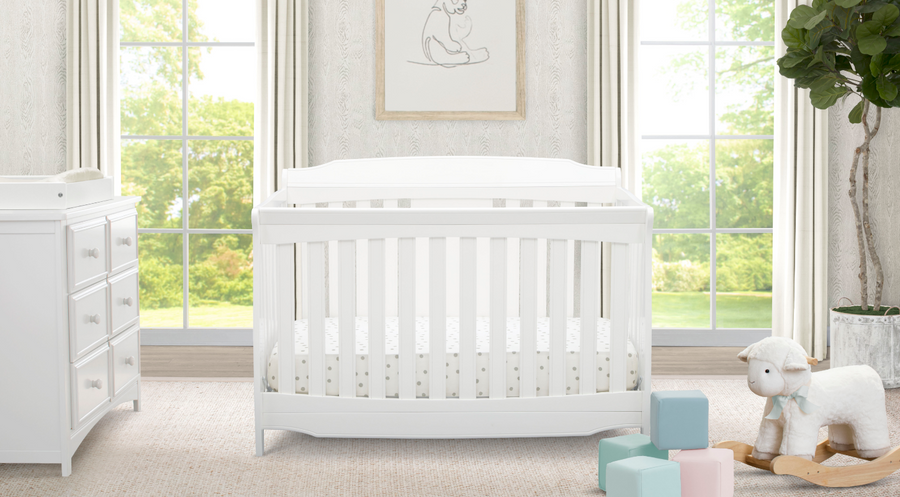 Bianca White (130) 20-Westminster 6-in-1 Convertible Crib