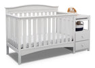 Bianca White (130) 8-Birkley Convertible Crib and Changer