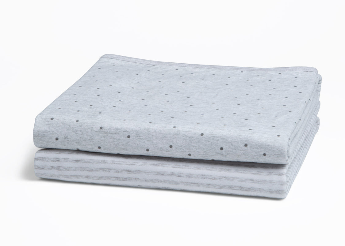 Grey Dots & Stripes (2408)