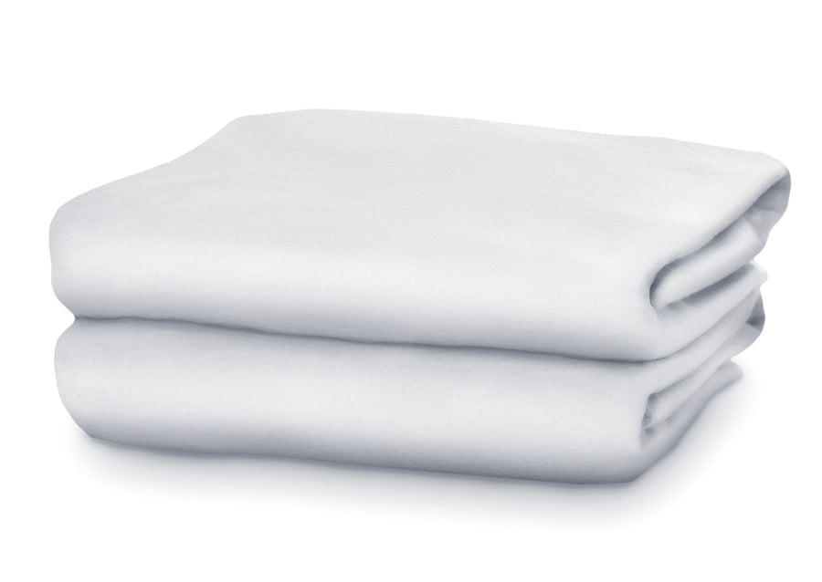 White (100) 4-Fitted Crib Sheets - 2 Pack, White