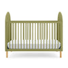 DCB: Olive Green with Natural (380) 21-Reese 4-in-1 Convertible Crib