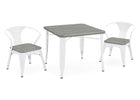 White with Grey Barnboard (153) 11-Bistro Kids Play Table (Chairs Not Included)