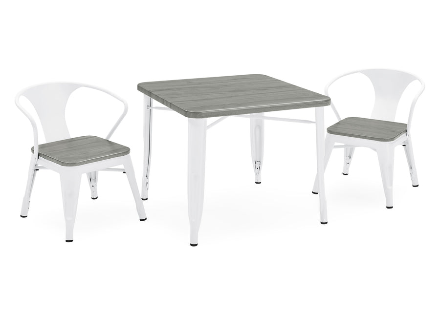White with Grey Barnboard (153) 11-Bistro Kids Play Table (Chairs Not Included)