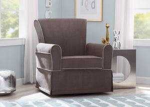 Graphite with Dove Grey (944) 35-Benbridge Upholstered Glider