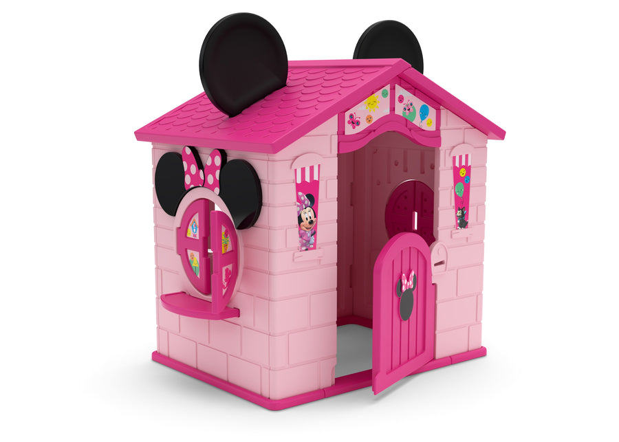 Minnie Mouse (1065) 4-Minnie Mouse Plastic Indoor/Outdoor Playhouse with Easy Assembly