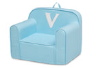 V 88-Personalized Monogram Light Blue Cozee Chair