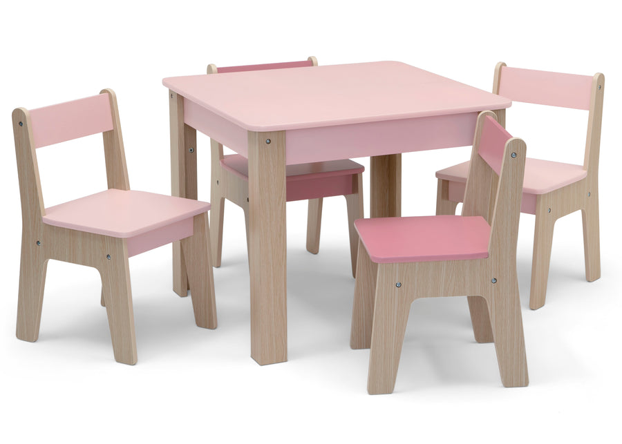 Blush (1271) 9-GapKids Table and 4 Chair Set