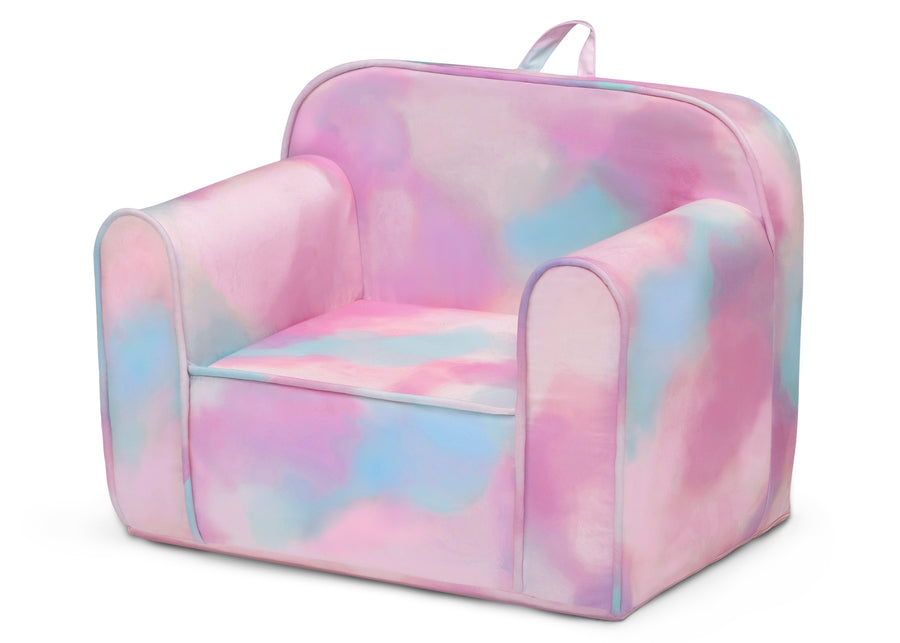 Blue & Pink Tie-Dye (5062) 4-Cozee Tie-Dye Chair for Kids