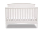 Bianca White (130) 18-Archer Deluxe 6-in-1 Convertible Crib