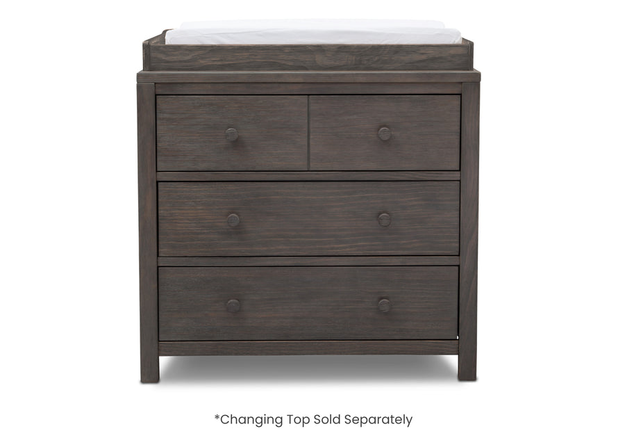 Rustic Grey (084) 3-Cambridge 3 Drawer Dresser