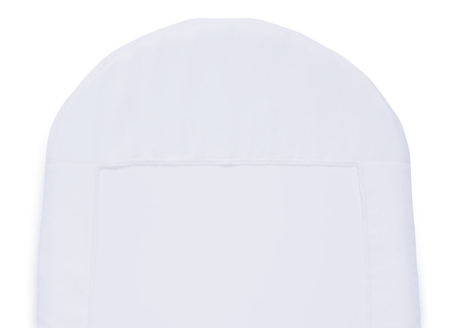 White (100) 3-Fitted Bassinet Sheet Set, 2-Pack – Compatible with the Following Delta Children Bassinets: 25201, 35201 and 35302
