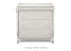 White (100) 5-Universal 3 Drawer Dresser