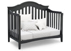 Textured Midnight Grey (1347) 6-Farmhouse 6-in-1 Convertible Baby Crib