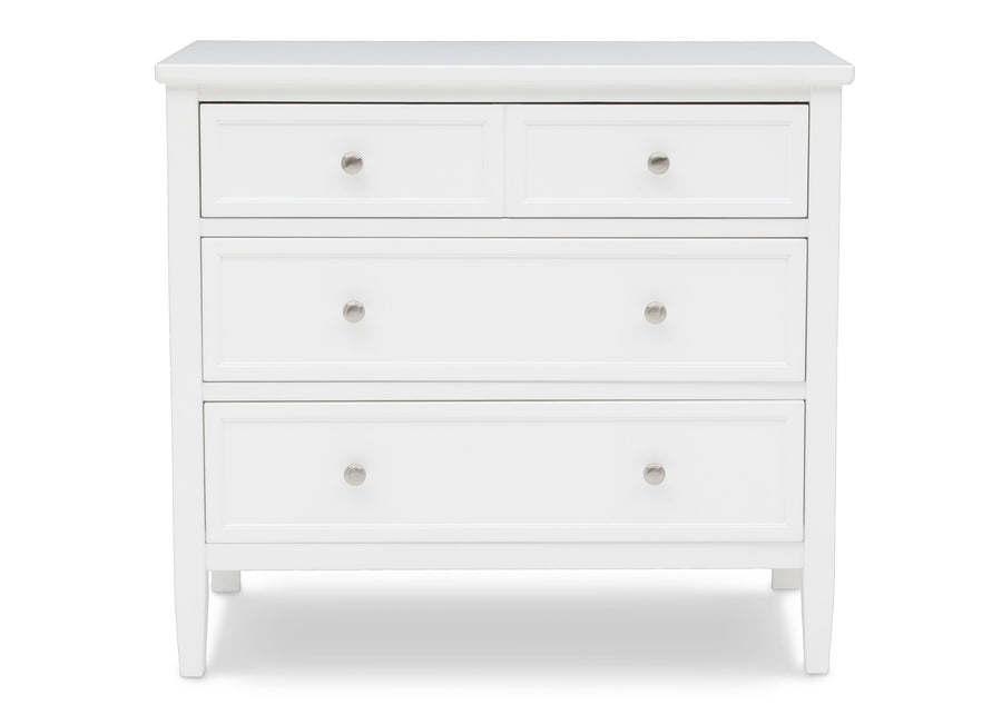 Epic 3 Drawer Dresser with Interlocking Drawers White (100) 15-Epic 3 Drawer Dresser with Interlocking Drawers