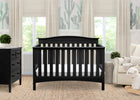 Black (001) 1-Baker 4-in-1 Convertible Crib