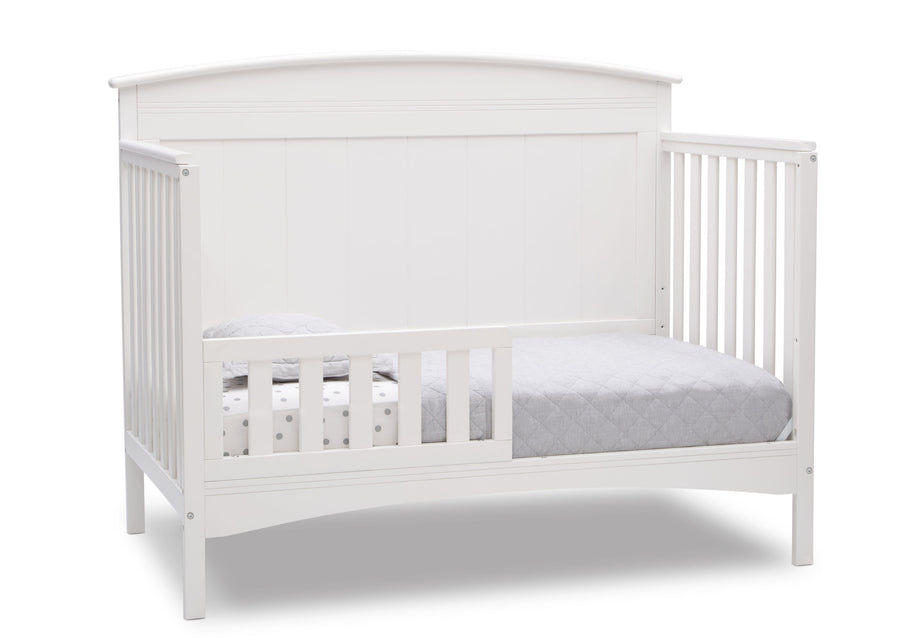 Bianca White (130) 20-Archer Deluxe 6-in-1 Convertible Crib
