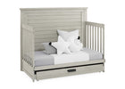 Rustic Mist (1373) 32-Caden 6-in-1 Convertible Crib with Trundle Drawer