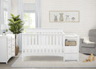 Bianca White (130) 7-Presley Convertible Crib and Changer