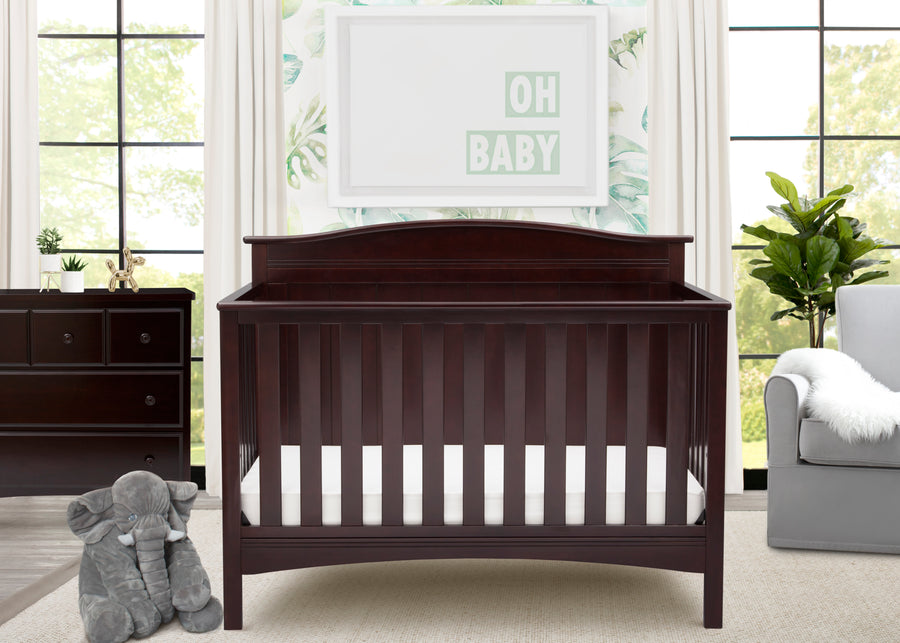 Dark Chocolate (207) 19-Bennett 4-in-1 Convertible Crib