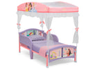 Disney Princess (1038) 2-Princess Plastic Toddler Bed with Canopy