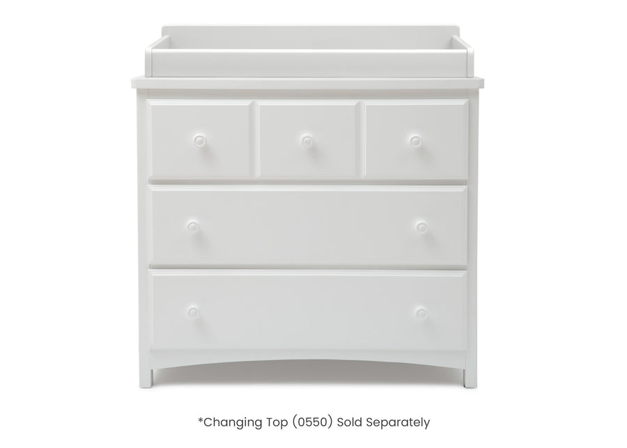 White (100) 2-3 Drawer Dresser