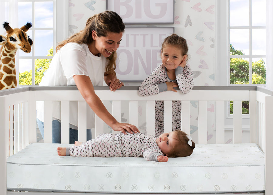 No Color (NO) 1-Twinkle Galaxy Dual Sided Recycled Fiber Core Crib and Toddler Mattress