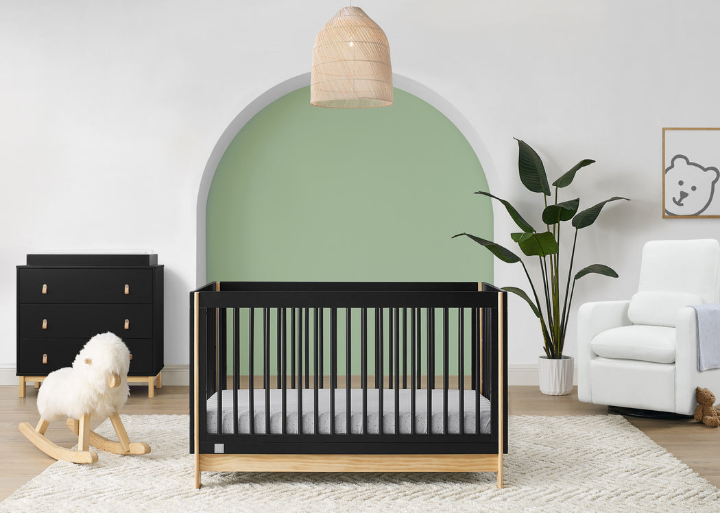 babyGap Tate 4-in-1 Convertible CribEbony with Natural (1482)
