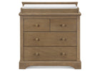 DCB: Rustic Acorn (1383) 6-Paloma 4 Drawer Dresser with Changing Top