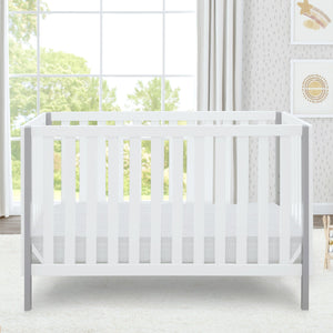 Milo 3-in-1 Convertible Crib Bianca White with Grey (166) 24