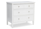 Epic 3 Drawer Dresser with Interlocking Drawers Bianca White (130) 20-Epic 3 Drawer Dresser with Interlocking Drawers