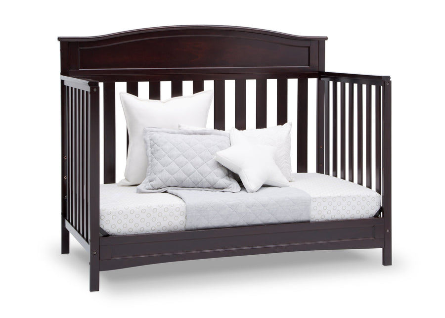 Dark Chocolate (207) 4-Emery Deluxe 6-in-1 Convertible Crib