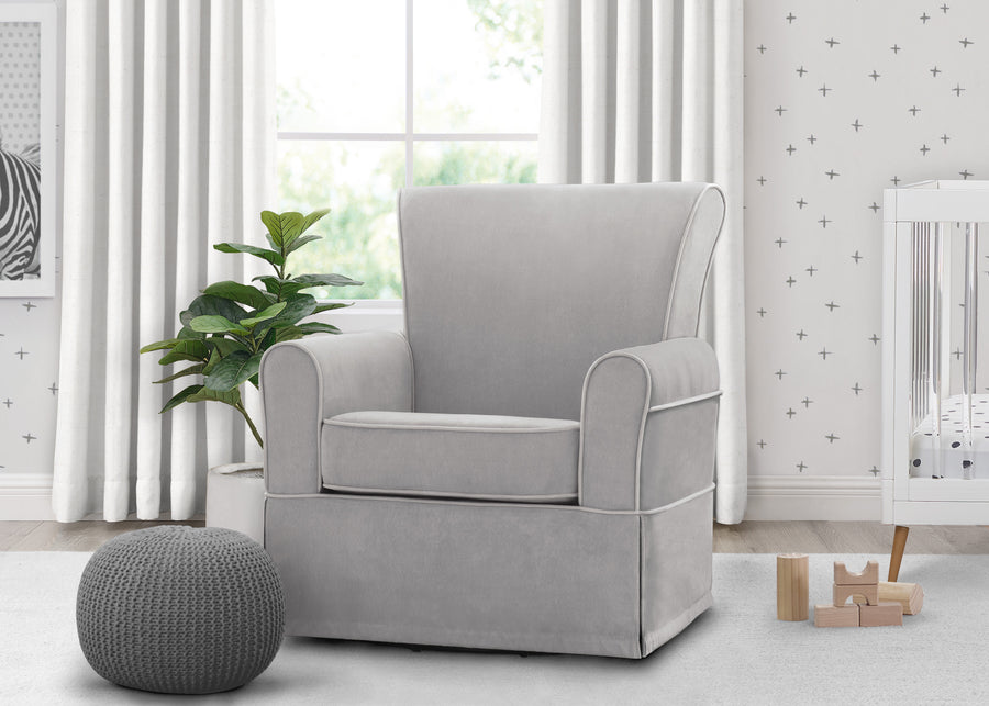 Dove Grey (034) 5-Benbridge Upholstered Glider