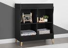 Midnight Grey with Natural (1372) 11-Jordan Storage Changing Table