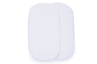 White (100) 4-Fitted Bassinet Sheet Set, 2-Pack - Compatible with the Following Simmons Kids Bassinet: 23351