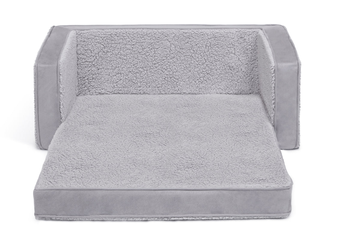 Grey Sherpa with Grey Suede (5048)