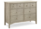 Textured Limestone (1340) 11-Farmhouse 6 Drawer Dresser