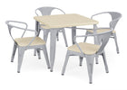 Grey with Natural (1439) 28-Bistro Kids Play Table (Chairs Not Included)