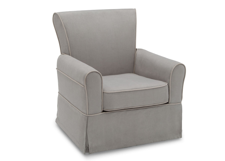 DCB: Dove Grey with Soft Grey (036) 5-Benbridge Upholstered Glider