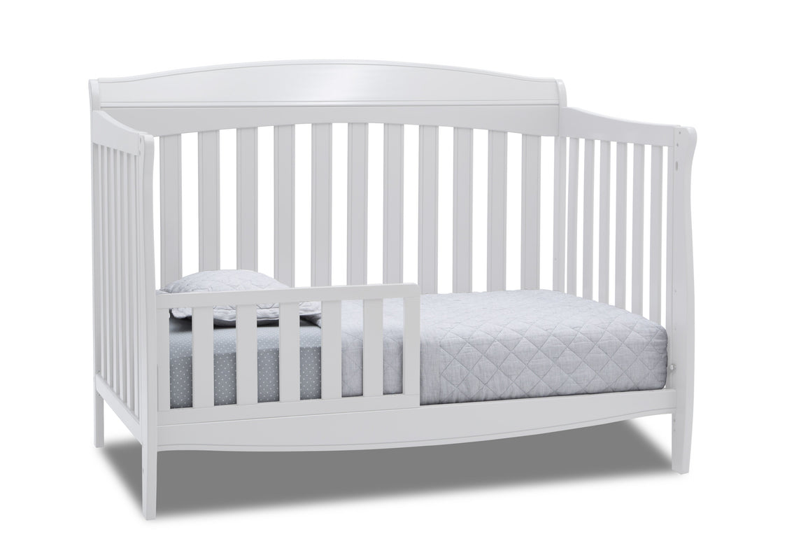 Colton 6-in-1 Convertible Crib Bianca White (130)
