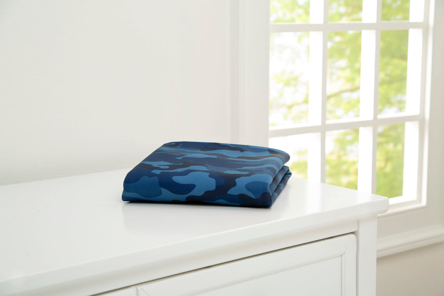Navy Camo (2357) 1-Fitted Bassinet Sheet Set, 2-Pack - Compatible with the Following babyGap Bassinet: 25508