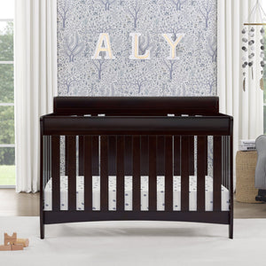 Dark Chocolate (207) 17-Richmond 6-in-1 Convertible Baby Crib
