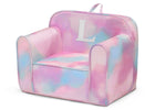 L 48-Personalized Monogram Tie-Dye Cozee Chair