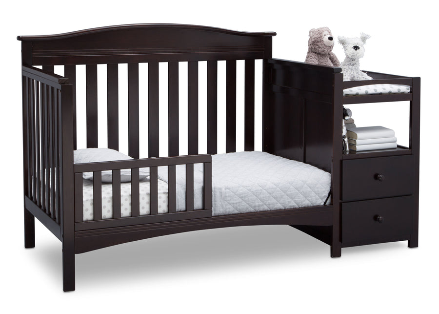 Dark Chocolate (207) 3-Birkley Convertible Crib and Changer