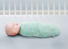 Unisex (5005) 3-Little Lambs Adjustable Swaddle Wrap - Size Large, Fits Babies 3-6 Months/14-18 lbs., 3-Pack